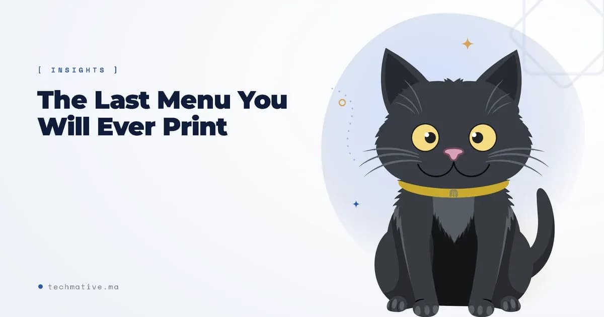 The Last Menu You Will Ever Print: Smart QR Menus for Moroccan Restaurants and Cafés