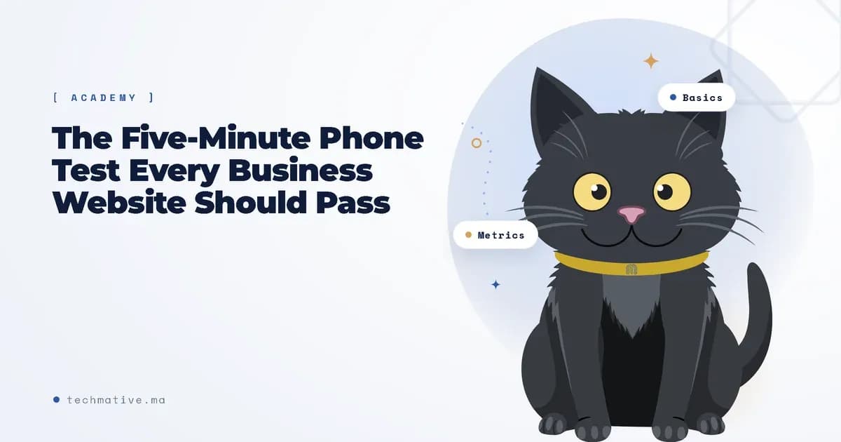 The Five-Minute Phone Test Every Business Website Should Pass