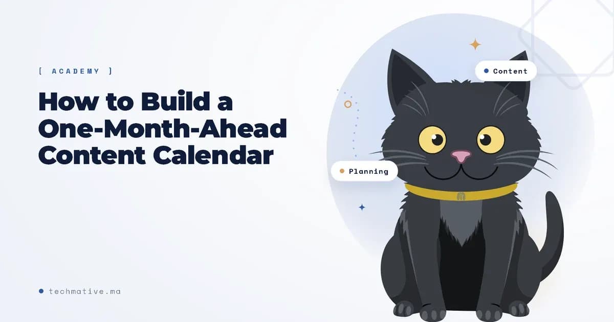 How to Build a One-Month-Ahead Content Calendar (Without Burning Out)