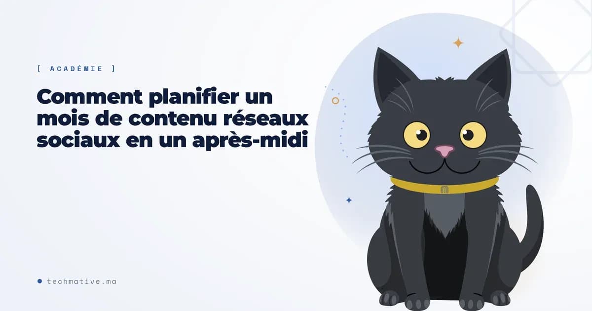 Comment planifier un mois de contenu réseaux sociaux en un après-midi (avec l'IA)