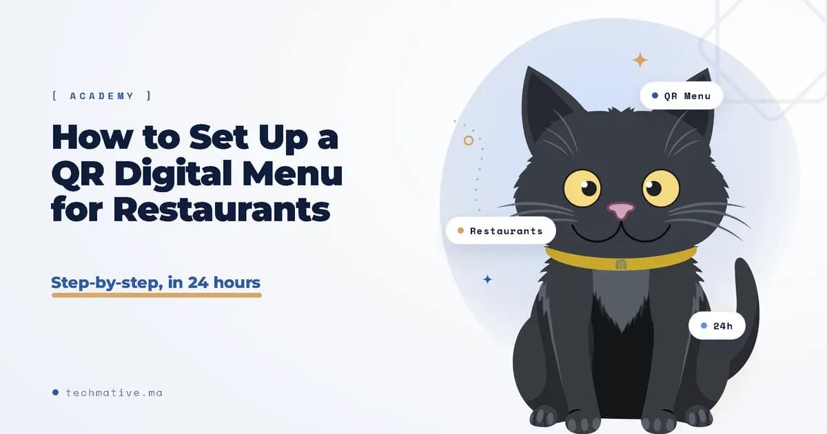 How to Set Up a QR Digital Menu for Your Restaurant in Morocco (Step by Step)